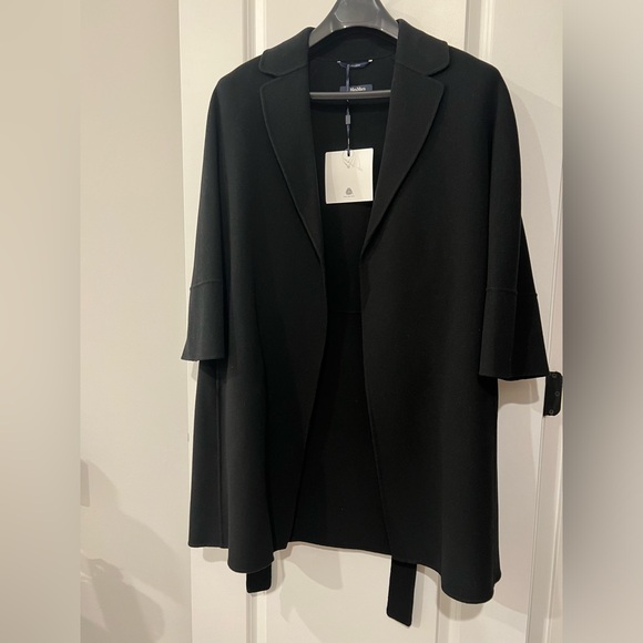 MaxMara black wool coat - Picture 4 of 10